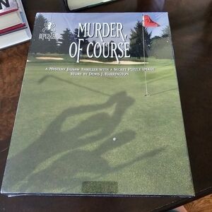 New Vintage 1994 Murder Of Course Bepuzzled Mystery Thriller Jigsaw Puzzle